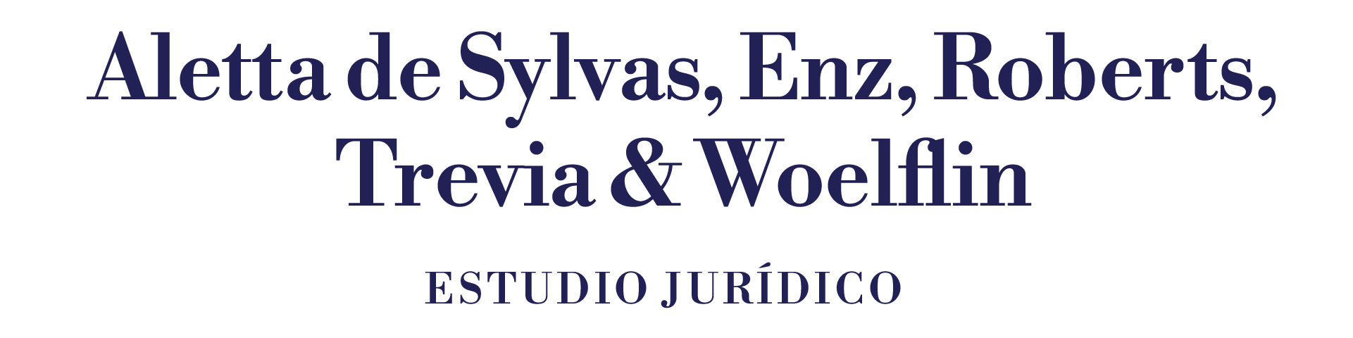 Aletta de Sylvas, Enz, Roberts, Trevia & Woelflin